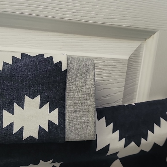 Navy & White Aztec Dress - Picture 2 of 6